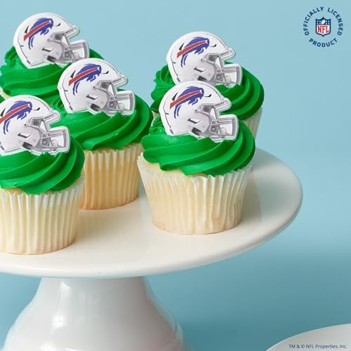Durable plastic NFL team logo ring for party treats