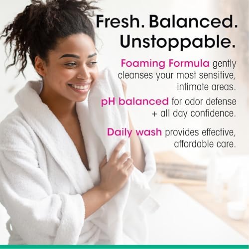 Authentic USA imported vH Essentials daily foaming wash packaging showing ingredients