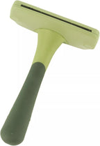 Close up of Safari cat grooming tool stainless steel blade