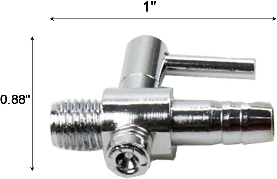 AQUANEAT twenty pieces aquarium air distributor pack showcasing dimensions and non slip surface.