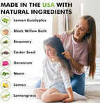 Head Hunters Natural Lice Products Lemon Heads leave in conditioner spray for daily hair protection on kids and adults.