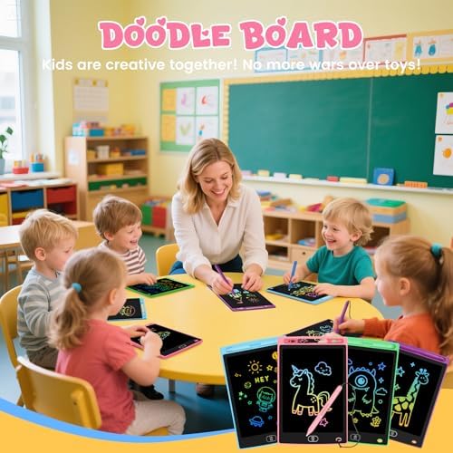 Back view of Glochin educational writing tablet with battery compartment