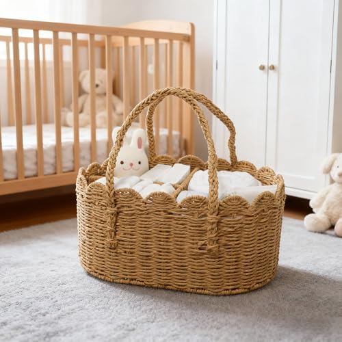Wwmayfeel portable caddy placed in a modern nursery setting
