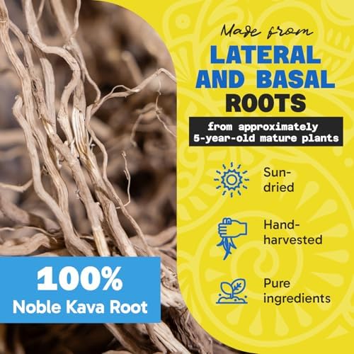 Fiji Vanua Kava dietary supplement bag showcasing noble root authentication label
