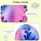 Olee Odee ombre purple gear ball fidget toy highlighting the intricate moving parts and eco friendly plastic construction