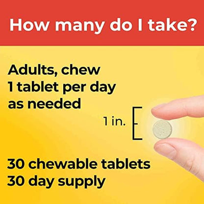 Nature Made 5-HTP 30 count bottle showing gluten free and no synthetic dyes icons
