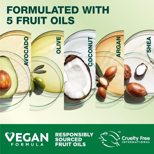 Garnier Nutrisse five fruit oil conditioner ingredients illustration on side panel