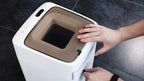 Aroma Room smart trash can control panel and seal mechanism