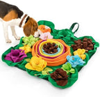 Puhohun Snuffle Mat for Dogs showing felt structures for treats