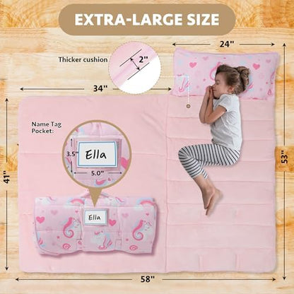 Side view of the Pea Pod toddler sleep bag highlighting the thickness of the base.