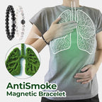 Czticle therapy wristband with black and white beads for anxiety relief.