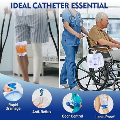 Included adhesive tape for secure catheter placement