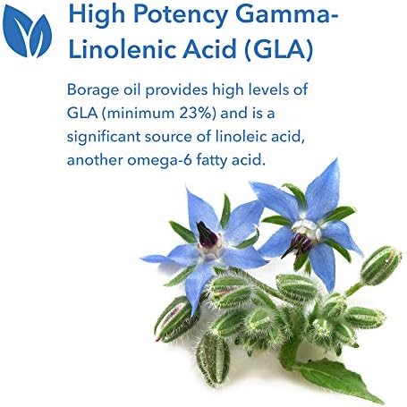 Hypoallergenic borage seed oil softgels for skin and hormonal support