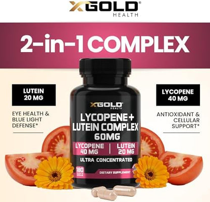 Non-GMO gluten free lycopene and lutein dietary supplement bottle base with expiration coding