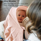 Two pack soft cotton muslin breastfeeding cover set