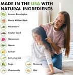 Family size non-toxic lice treatment kit with large 32 ounce WipeOut bottle.
