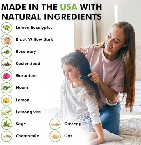 Family size non-toxic lice treatment kit with large 32 ounce WipeOut bottle.