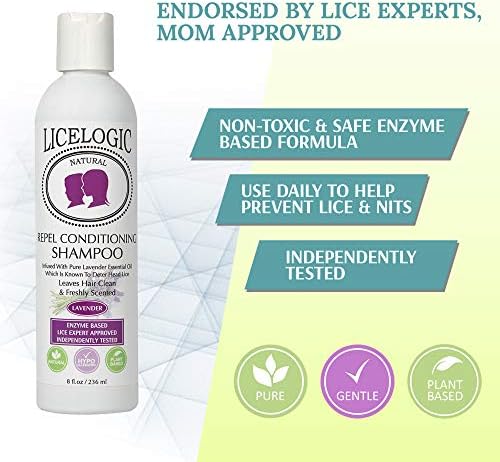 LiceLogic lavender scented lice repellent shampoo for kids