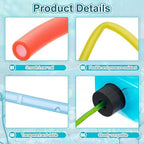 Nuanchu dosing pump accessories kit laid flat displaying all four flexible pieces