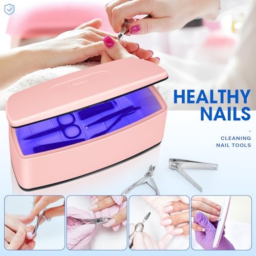 GoLashFun USB powered salon tool sterilizer side profile