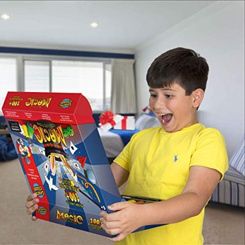 Young child successfully demonstrating a coin illusion using the premium performance table.