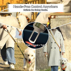 EVERKING golden olive dog walking leash high visibility reflective threads