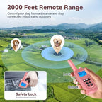 PetVogue humane dog training system packaging showing the complete kit including the pink strap and USB charging cables.