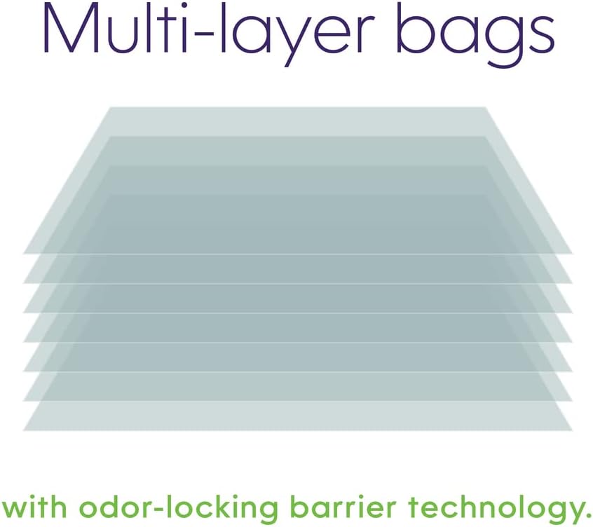 Premium odor locking cat litter replacement bags for indoor home freshness
