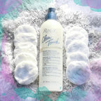 Gentle hair color remover for clothes and skin blemishes after hair styling