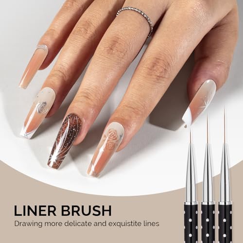 High quality nylon bristles on MelodySusie nail art brushes