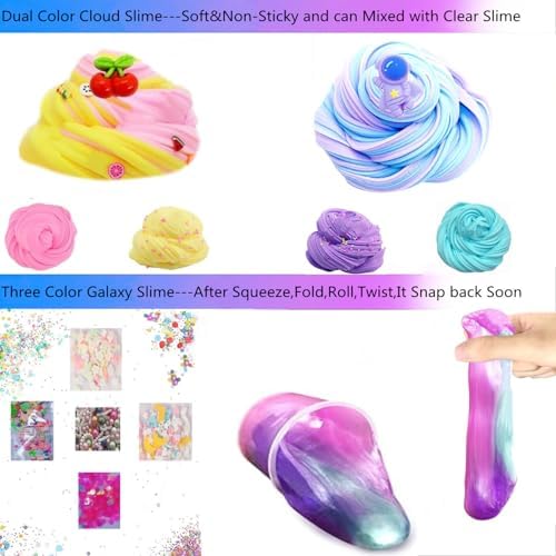 Vomkela twelve piece slime assortment arranged nicely as premium party favors for kids.