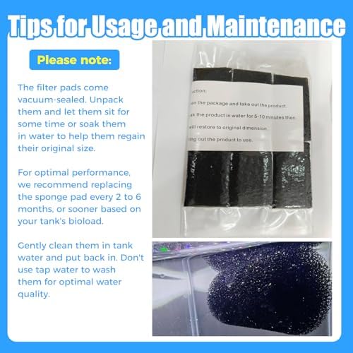 Reusable mechanical filter media sponge for canister and power head filters