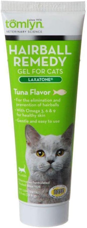 Tomlyn Laxatone Tuna-Flavored Hairball Remedy Gel for Cats and Kittens, 4.25oz - Image 10