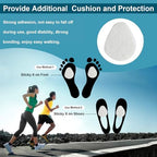 Bulk pack of forty adhesive forefoot pads for daily foot pain management
