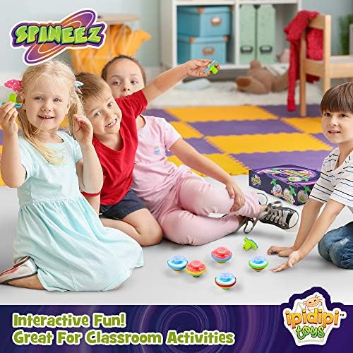 Ipidipi Toys Spineez light up spinning tops in blue packaging