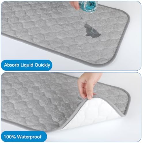 Accmor reusable changing pad liner waterproof TPU protective backing detail