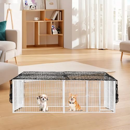 BOUTICOL breathable mesh net blocking small dogs from jumping out