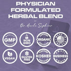 DropRx Calm dietary supplement dropper top close up view