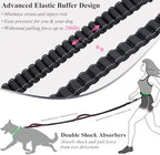 Close up of Vivaglory anti shock bungee for dog leash