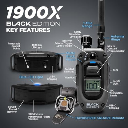 Dogtra high output electronic collar kit imported remote training system for large dogs