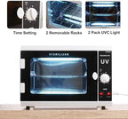 Tesiplz beauty tool sanitizer control panel and timer