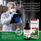 Authentic USA imported Herbal Island Goldenseal packaging highlighting the alcohol free formulation
