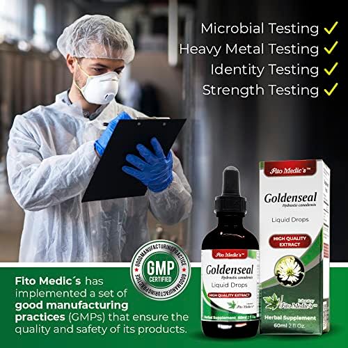Authentic USA imported Herbal Island Goldenseal packaging highlighting the alcohol free formulation