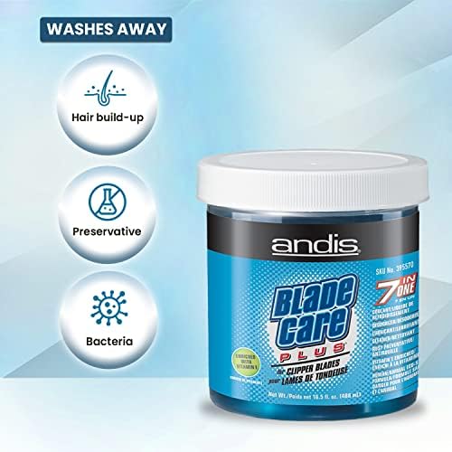Andis 16 fluid ounce blade care jar packaging