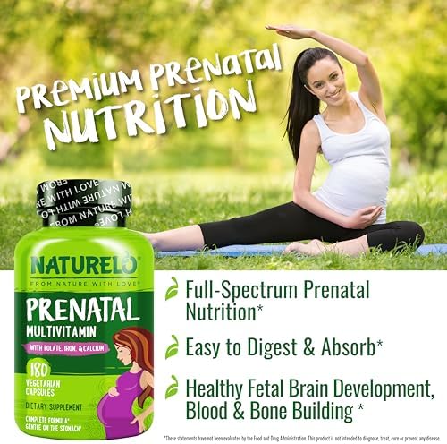 Naturelo Prenatal Multivitamin capsules texture and vegetarian capsule detail