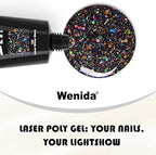 Back label details and ingredients of Wenida nail builder gel