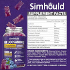 Chewable blueberry flavored gummy bears close up view