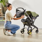 Doona Essentials Bag Nitro Black side compartments