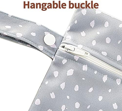 Happy Flute reusable wet bag set for travel and diapers