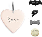 ADOGINTHEHOUSE premium hypoallergenic bat shape pet collar identification tag